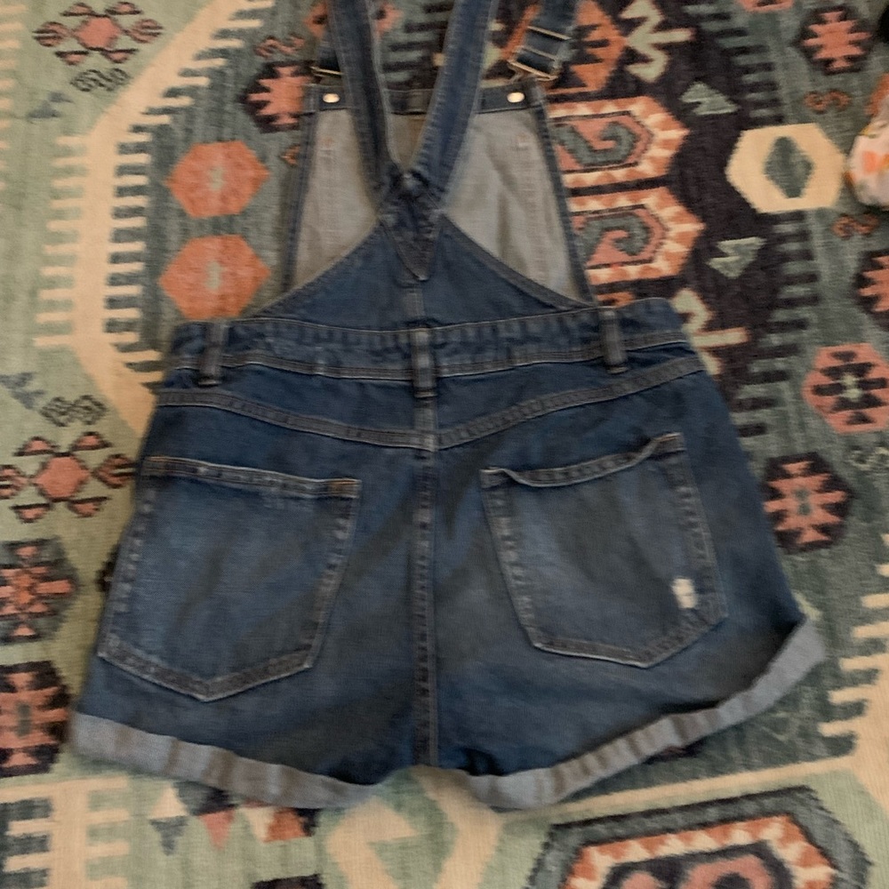 womens short overalls - Picture 2 of 3
